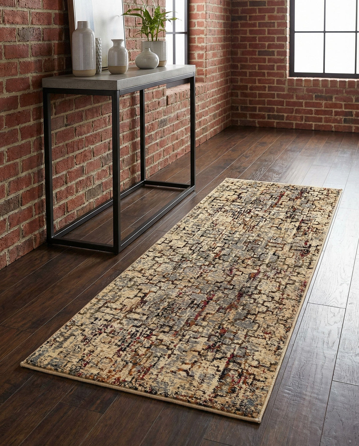 Neptune Elegance Collection Area Rug -  Proteus Runner Beige Cream  lifestyle 71