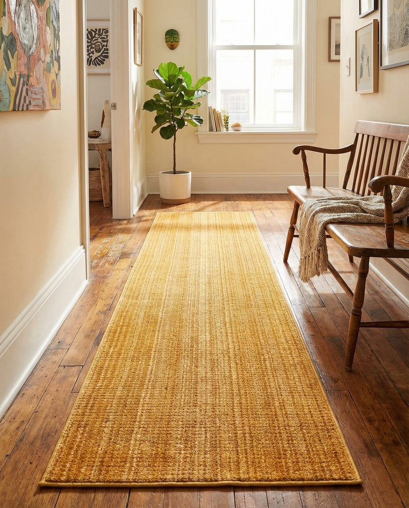 Jewel Oasis Collection Area Rug - Sapphire (Yellow) Runner Yellow  lifestyle 35