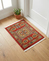 Persian Elegance Collection Area Rug -  Zanjan Rectangle Red  lifestyle 12