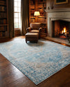 Coastal Haven Collection Area Rug -  Marina Rectangle Blue  lifestyle 23