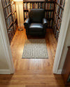 Aegean Labyrinth Collection Area Rug -  Mykonos Rectangle Gray  lifestyle 22