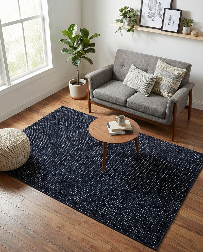 Aravalli Collection Area Rug -  Jaisalmer Rectangle Midnight Blue  lifestyle 43