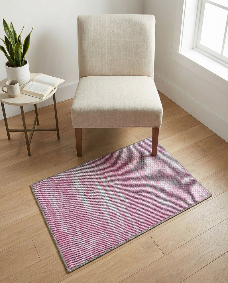 Sahara Essence Collection Area Rug - Oasis (Pink) Rectangle Pink  lifestyle 4