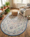 Savannah Series Collection Area Rug - Charleston (Multi) Oval Multi  lifestyle 38