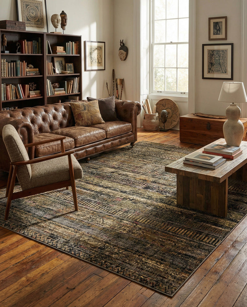 Neptune Elegance Collection Area Rug -  Nereid Rectangle Blue  lifestyle 49