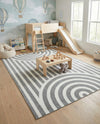 Wonder Tykes Collection Area Rug -  Joydale Rectangle Silver Gray  lifestyle 30