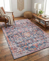 Zahara Oasis Collection Area Rug -  Nador Rectangle Navy Blue  lifestyle 20