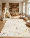 Wonder Tykes Collection Area Rug -  Abstracta Rectangle Ivory  lifestyle 4