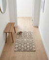Berber Lattice Shag Collection Area Rug - Atlas (Light Brown) Rectangle Light Brown  lifestyle 12