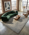 Eternal Plush Oasis Collection Area Rug -  Tranquility (Ash) Rectangle Ash  lifestyle 25