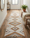 Desert Modern Eco Rug Series Collection Area Rug -  Zion Runner Ivory  lifestyle 42