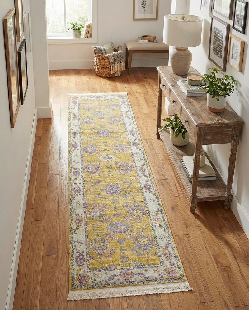 Arcadia Rugs Collection Area Rug - Eden (Green) Runner Green  lifestyle 35