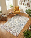 Meadow Breeze Collection Area Rug -  Sunbeam Rectangle Ivory  lifestyle 44
