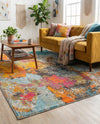 Colorburst Oasis Collection Area Rug -  Spectrum Rectangle Multi  lifestyle 21