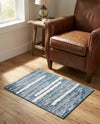 Cathedral Elegance Collection Area Rug - Chapel Rectangle Navy Blue  lifestyle 45