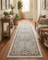 Seville Stripes Collection Area Rug -  Malaga (Ivory) Runner Ivory  lifestyle 47