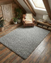 Plush Oasis Collection Area Rug - Serenity (Cloud Gray) Rectangle Cloud Gray  lifestyle 18