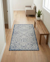 Tribal Terrace Treasures Collection Area Rug - Mayan Marina (Blue) Rectangle Blue  lifestyle 41