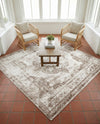 Riviera Elegance Collection Area Rug -  Menton (Beige) Square Beige  lifestyle 57