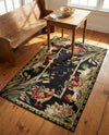 Rural Charm Collection Area Rug - Meadowbrook Rectangle Black  lifestyle 58