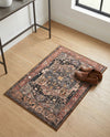 Casablanca Tapestry Collection Area Rug - Fes Rectangle Muted Rust  lifestyle 17