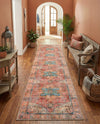 Heritage Elegance Collection Area Rug -  Windsor (Rust Red) Runner Rust Red  lifestyle 38