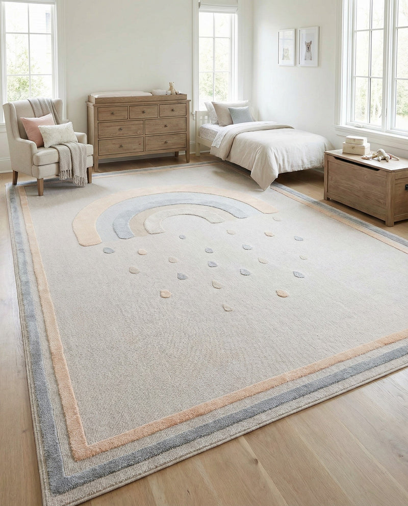 Wonder Tykes Collection Area Rug -  Frolicfield Rectangle Multi  lifestyle 11