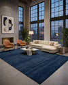 Studio Haven Collection Area Rug -  Gallery (Navy Blue) Rectangle Navy Blue  lifestyle 19
