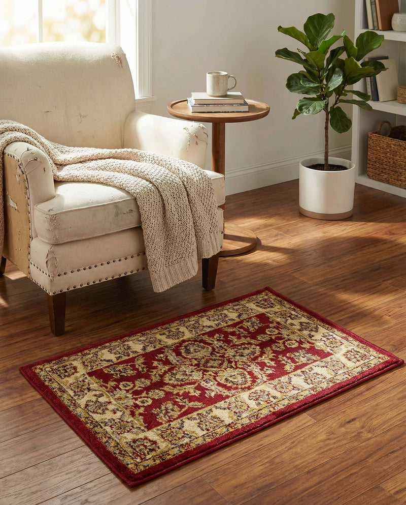 Jaipur Elegance Collection Area Rug -  Jantar Rectangle Red  lifestyle 9