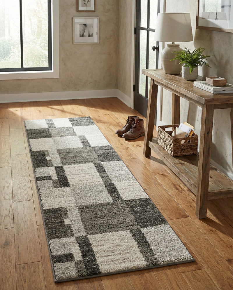 Autumn Meadow Collection Area Rug -  Sycamoreside (Gray) Runner Gray  lifestyle 58