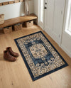 Eden Oasis Collection Area Rug -  Refuge (Dark Blue) Rectangle Dark Blue  lifestyle 26
