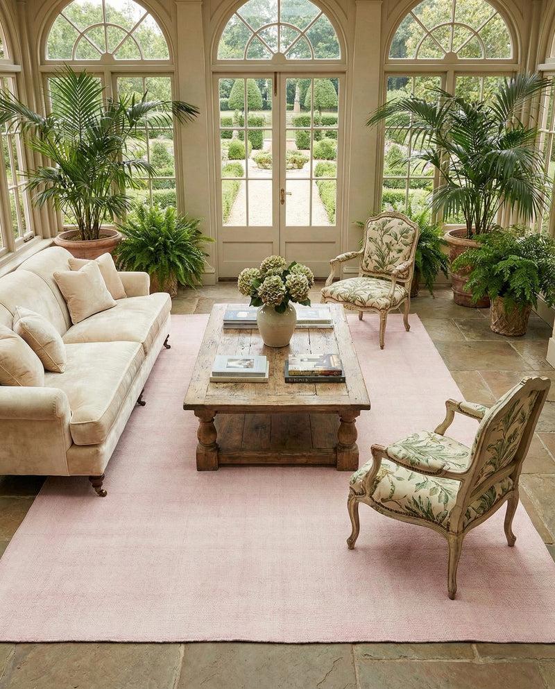 Berkshire Estate Collection Area Rug - Windsor (English Rose) Rectangle English Rose  lifestyle 21