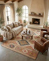 Desert Weave Jute Collection Area Rug - Sahara Rectangle Multi  lifestyle 23
