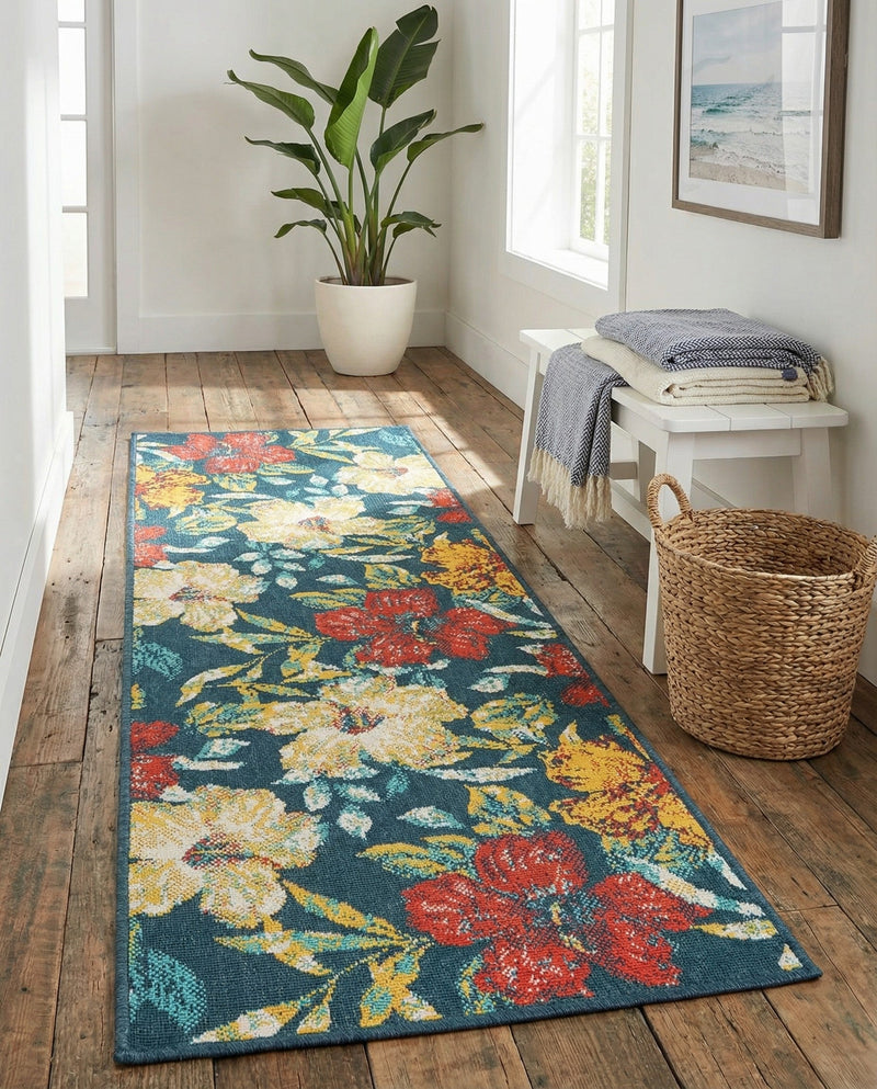 Seaside Haven Rugs Collection Area Rug -  Nautical Runner Multi  lifestyle 85