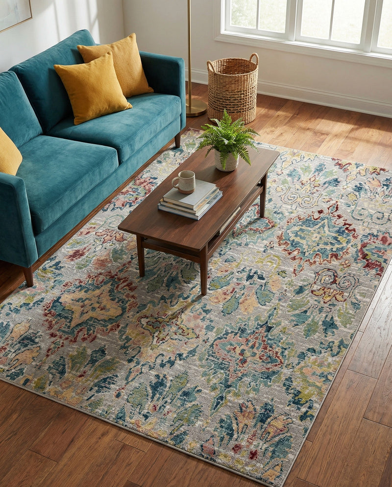 Savannah Elegance Collection Area Rug -  Forsyth Rectangle Multi  lifestyle 17