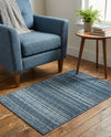 Jewel Oasis Collection Area Rug - Sapphire (Blue) Rectangle Blue  lifestyle 8