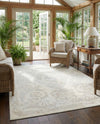 Bloomsbury Elegance Collection Area Rug - Mayfair Rectangle Ivory  lifestyle 21