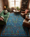 Caribbean Cove Collection Area Rug -  Tobago Rectangle Navy Blue  lifestyle 32