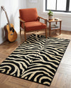 Savannah Sojourn Collection Area Rug -  Kilimanjaro Rectangle Black  lifestyle 21