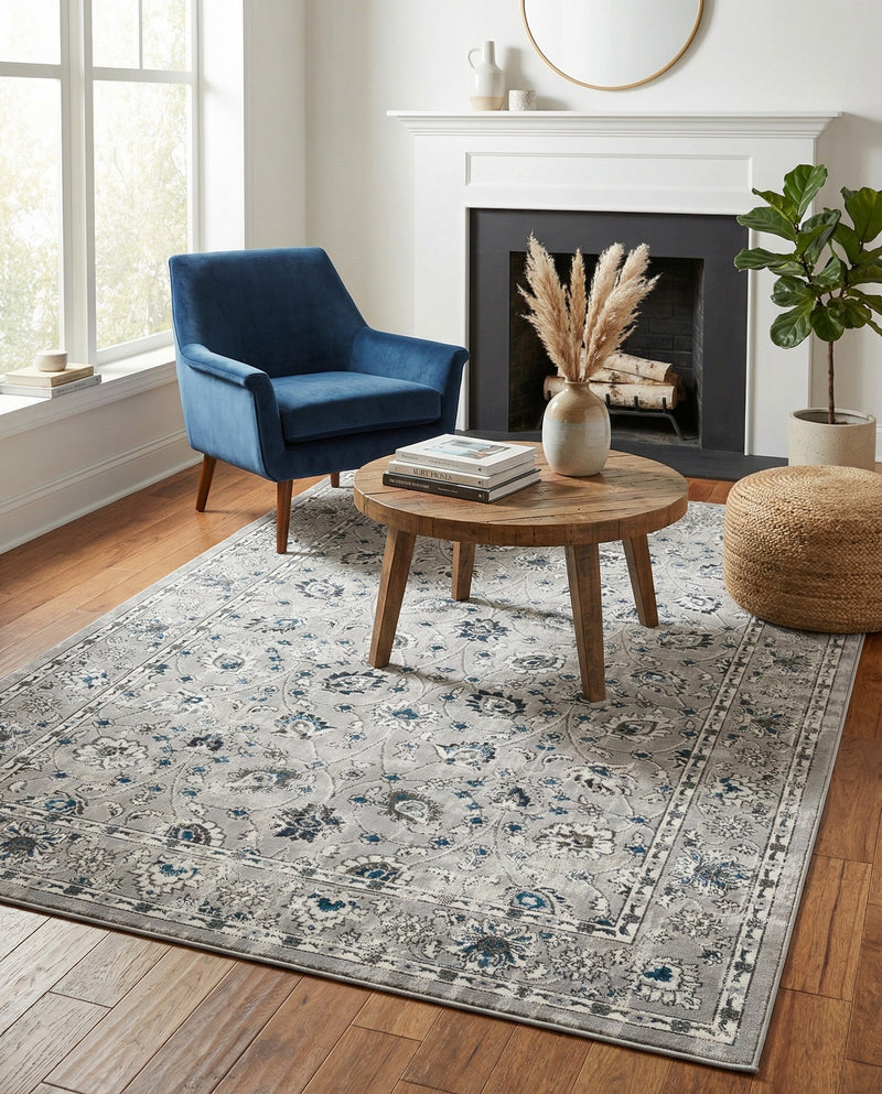 Copenhagen Comfort Collection Area Rug - Frederiksberg Rectangle Gray  lifestyle 30