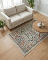 Seville Stripes Collection Area Rug -  Malaga (Ivory) Rectangle Ivory  lifestyle 28