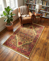 Persian Elegance Collection Area Rug -  Golestan Rectangle Tan  lifestyle 9