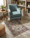 Casablanca Tapestry Collection Area Rug -  Marrakech (Cloud Gray) Rectangle Cloud Gray  lifestyle 13