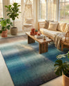 Marrakesh Elegance Collection Area Rug -  Agadir Rectangle Blue  lifestyle 14