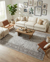 Horizon Collection Area Rug -  Apex (Light Gray) Rectangle Light Gray  lifestyle 26