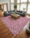 Savannah Escape Collection Area Rug -  Amazon (Magenta) Square Magenta  lifestyle 48
