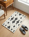 Monochrome Collection Area Rug -  Glacier Rectangle Gray  lifestyle 18