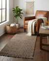 Savannah Jute Collection Area Rug - Seashore Rectangle Gray  lifestyle 56