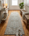 Savannah Series Collection Area Rug - Charleston (Cloud Gray) Runner Cloud Gray  lifestyle 70