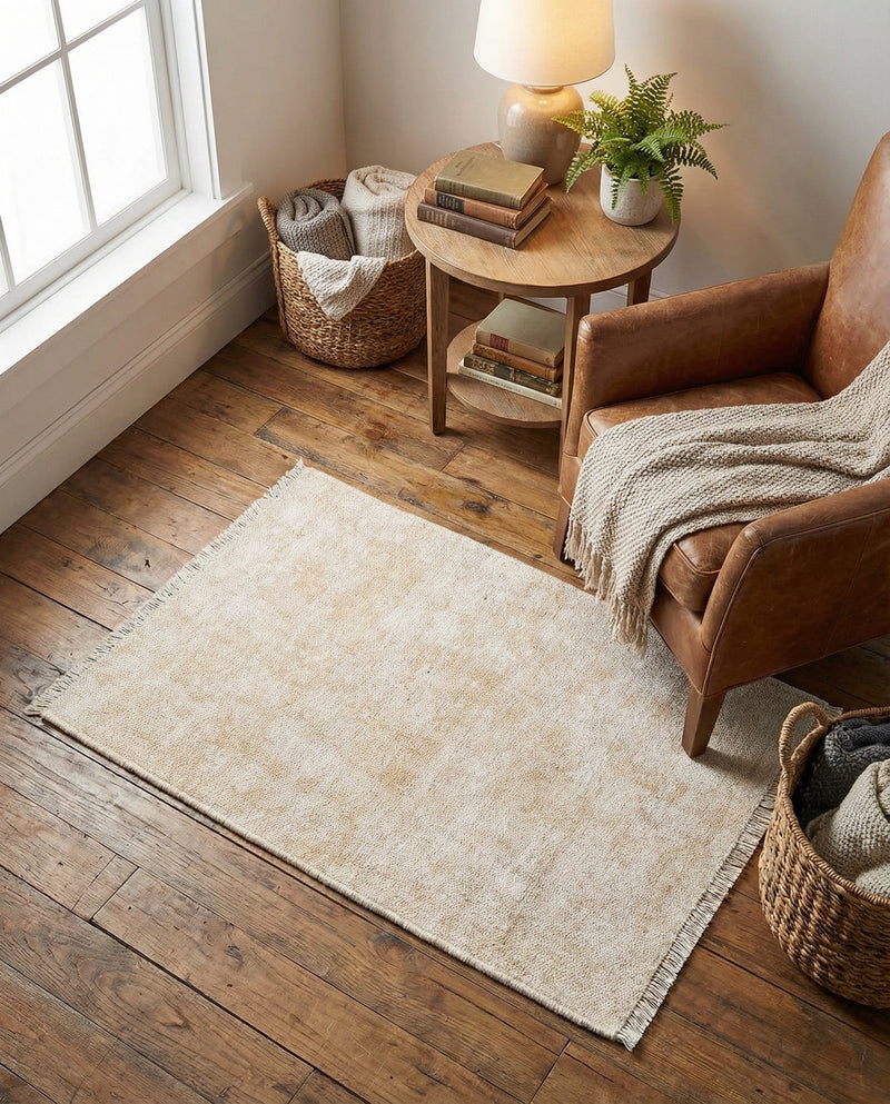 Bazaar Chic Collection Area Rug -  Agadir Rectangle Ivory  lifestyle 6